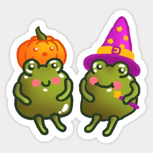 Goblincore Aesthetic Cottagecore Stupid Cute Frog -Halloween- Mycology Fungi Shrooms Mushrooms Sticker